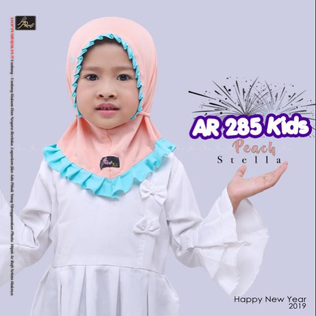 AR 285 Kids Size S / Hijab anak / Hijab Arrafi