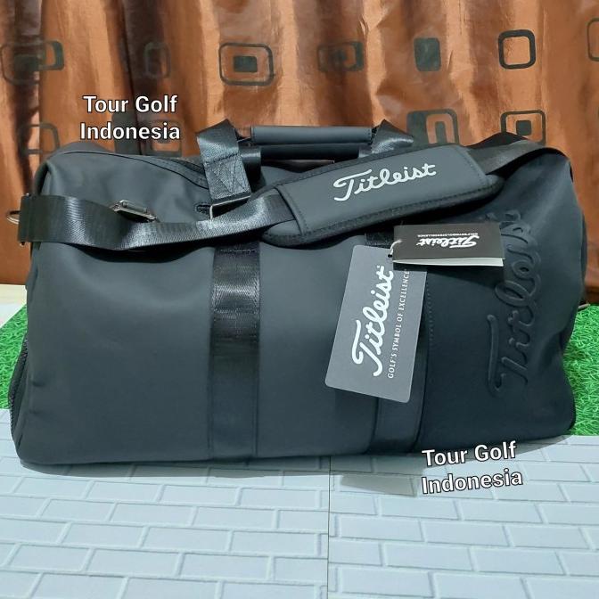 [Hot] Tas Golf Titleist Boston Bag Player Black Black