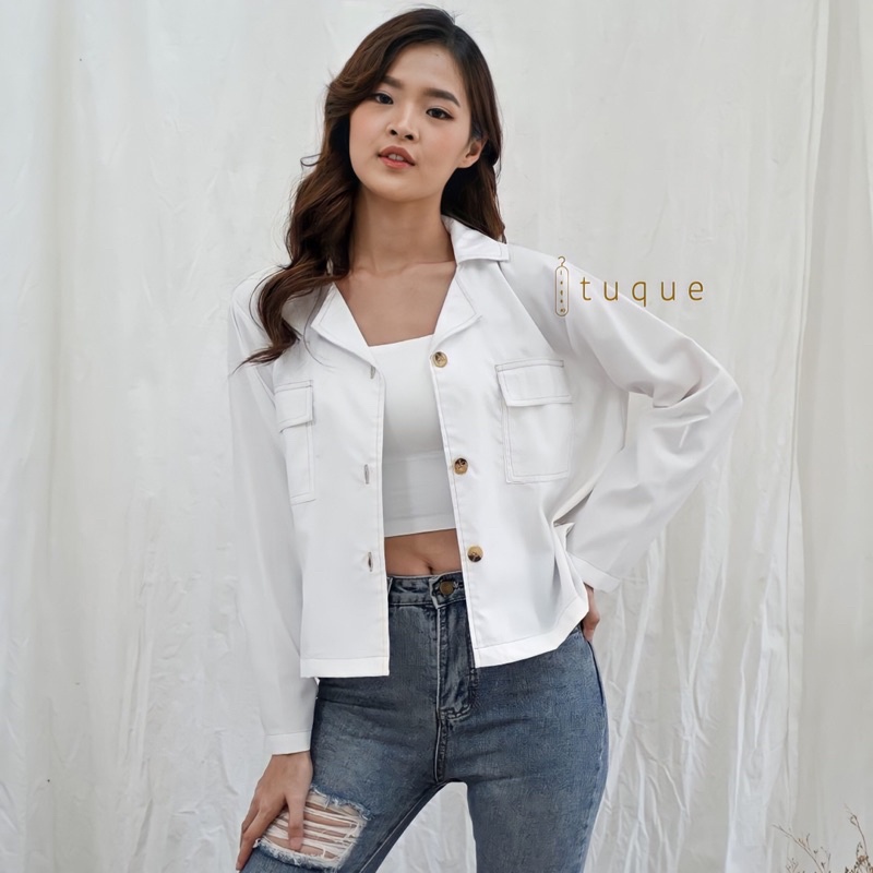 VENTI OUTER in Broken White