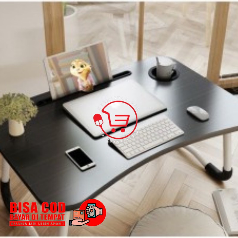 

NWDESK Stand Meja Laptop Lipat Foldable Notebook Desk Table - Z22 - Black