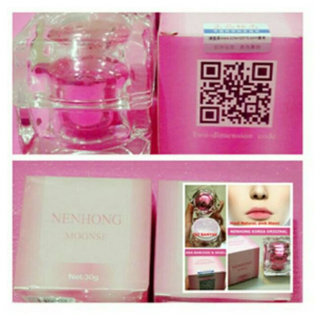 Nenhong pemerah bibir korea segel original 100%