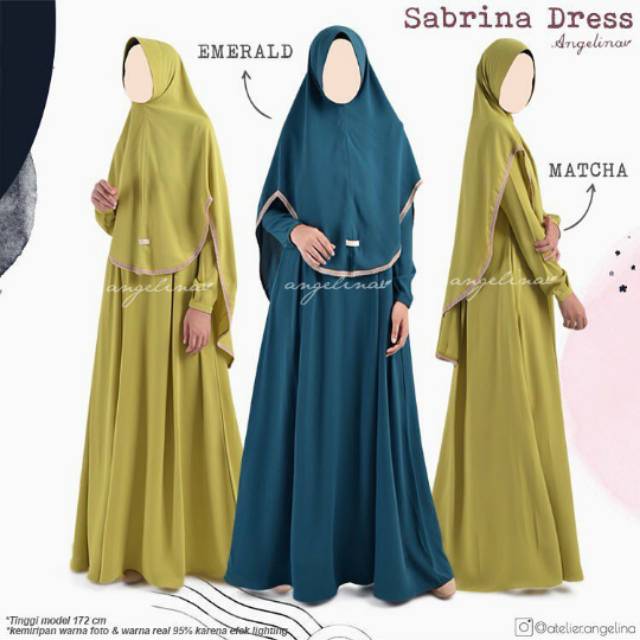 Sabrina Dress Atelier Angelina XS Matcha