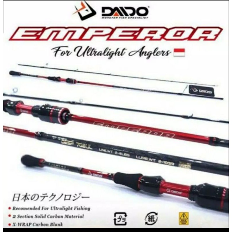 JORAN UL DAIDO EMPEROR PRO SPINING / BC BAITCASTING TERLARIS free pipa