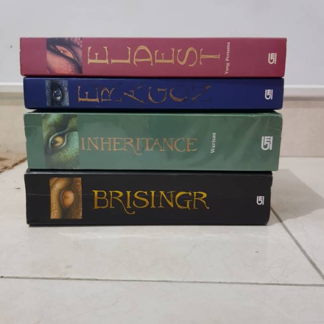 Buku/Novel Set Eragon Series 1-4 (#C) - Eragon, Inheritance, Eldest, Brisingr