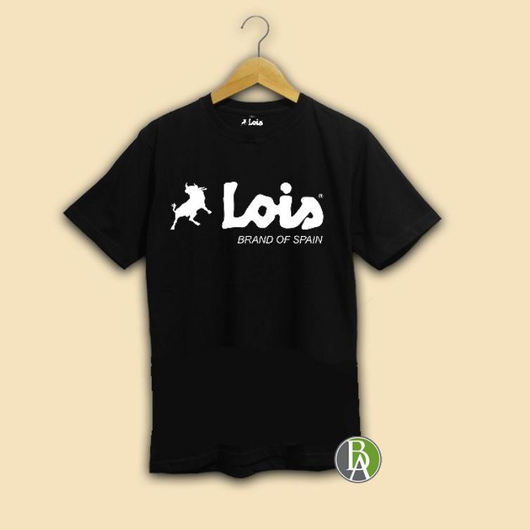 Kaos Lois hitam original [MIA.26Au22g]