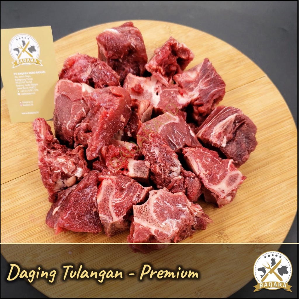 Jual Beef Meat Bones Daging Tulangan Sapi Premium (1kg) Shopee