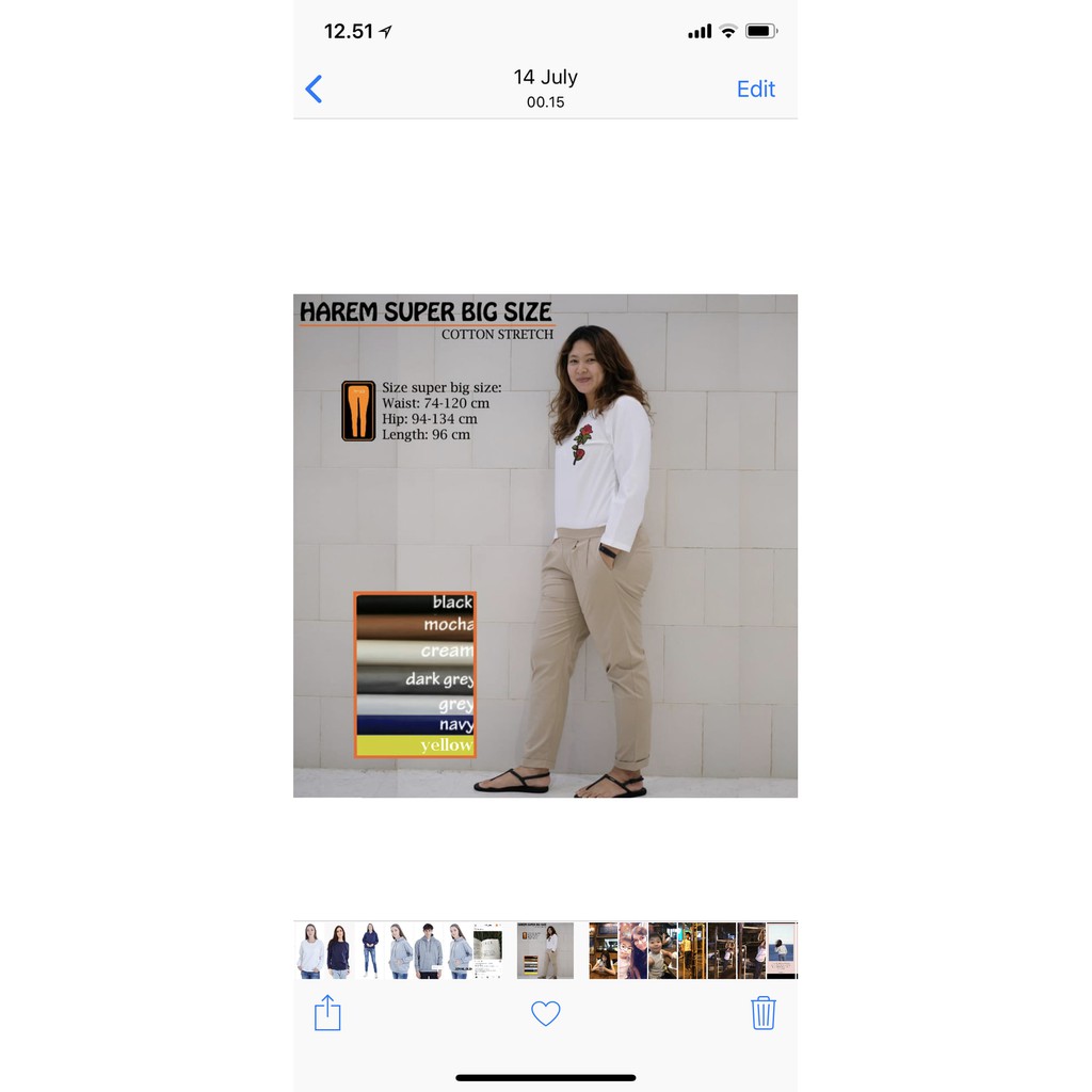 [EbryStore]   Harem pants jumbo