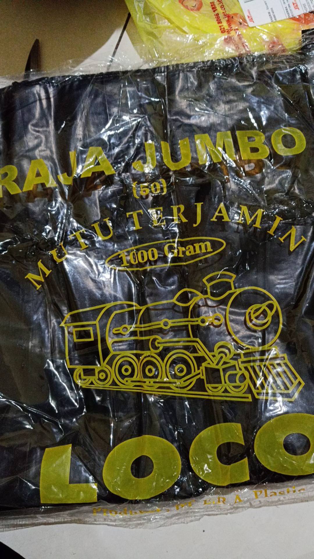 Kantong Plastik Kresek Loco Putih Tebal Jumbo Hd Pe 50