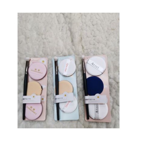 SET KUAS| SET MAKU UP SIMPLE| (1 kuas + 3 spons) good quality / brush + spons
