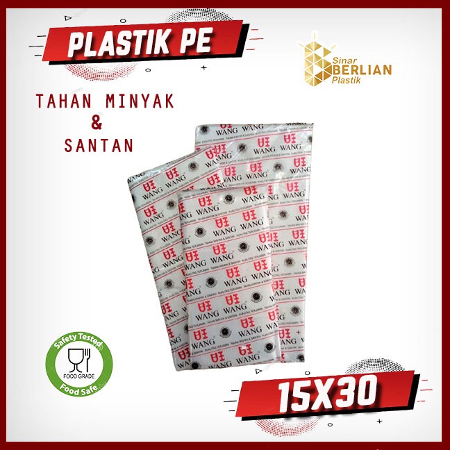 PLASTIK PE Wang-Wang 250gram - 15 x 30