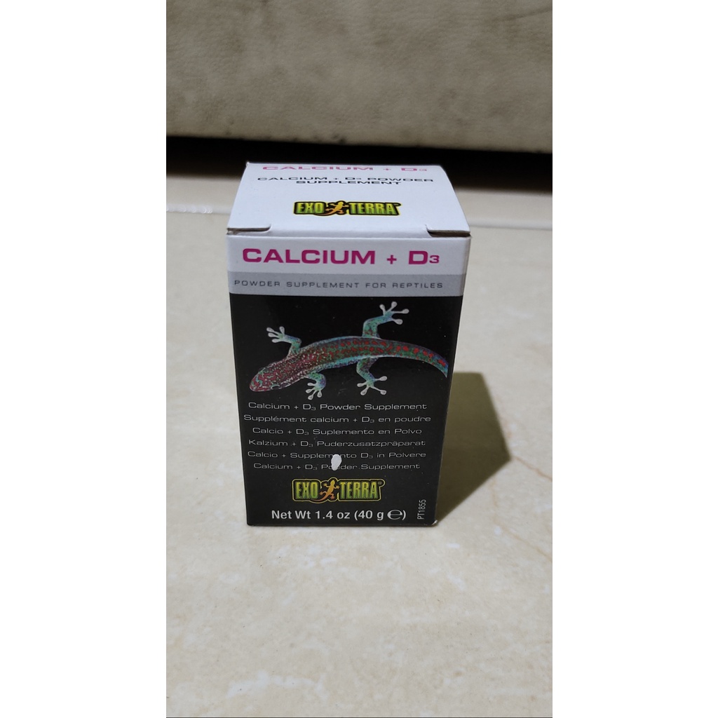 Exoterra Calcium + D3 Powder 40 Gram