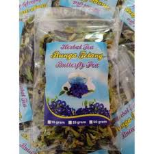 

BUNGA TELANG Herbal Tea Bunga Telang Buterfly Pea 10gr Original