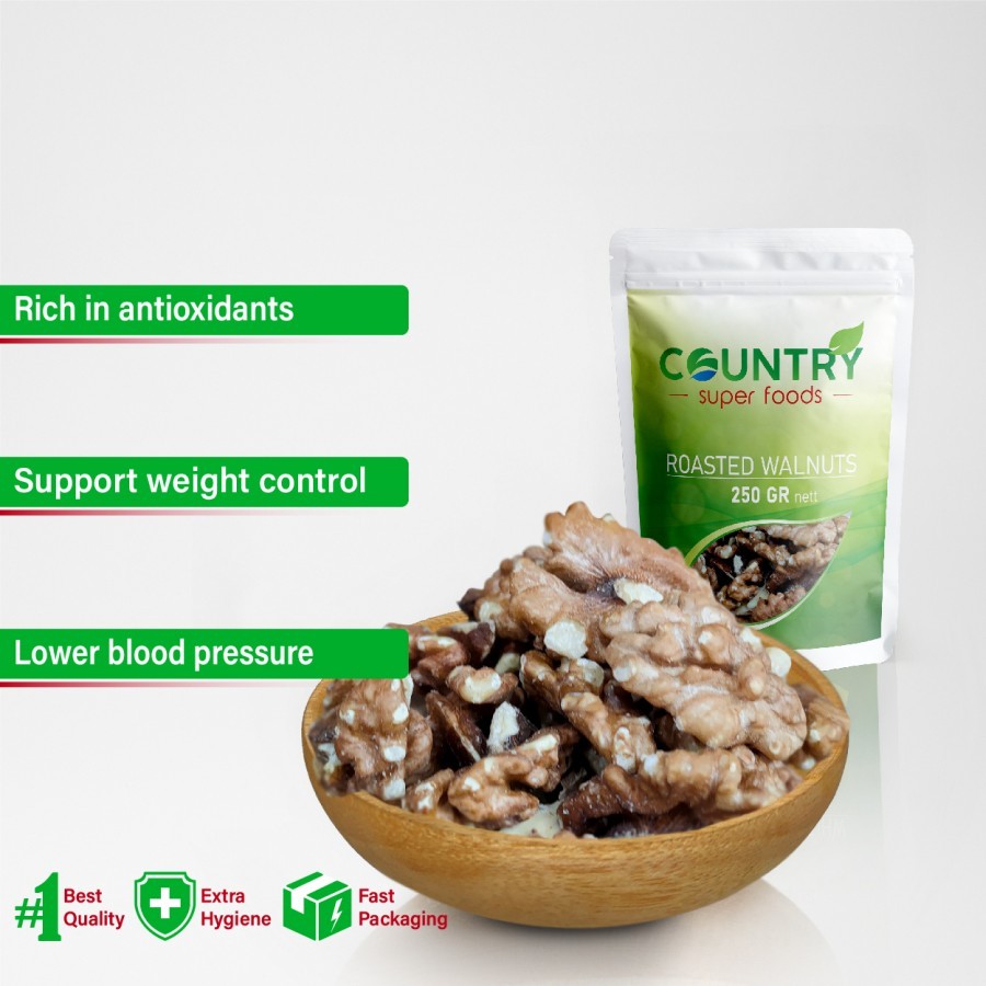 

[ 250 gr ] Roasted Walnut | Kacang Walnut Mentah