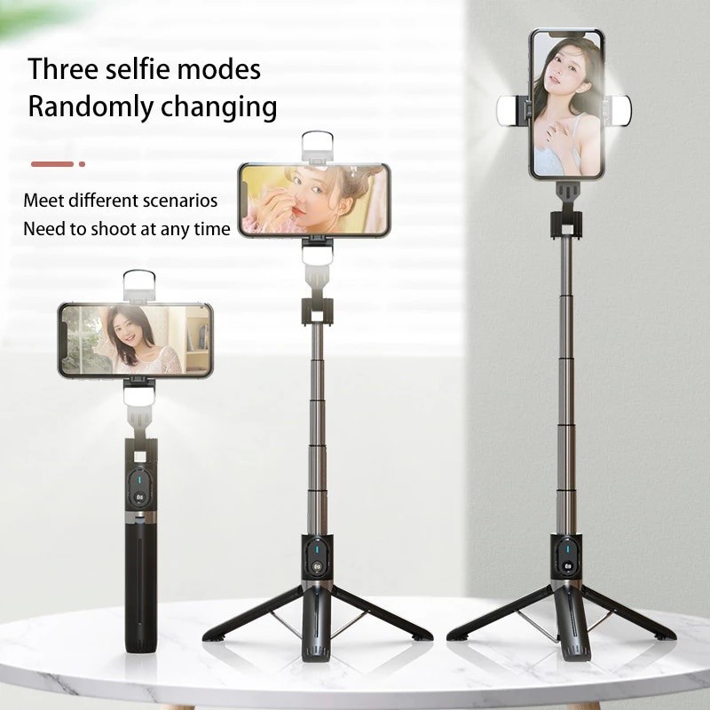 Tripod - Tongsis P90 Bluetooth Remote Kontrol 2 Ring Light