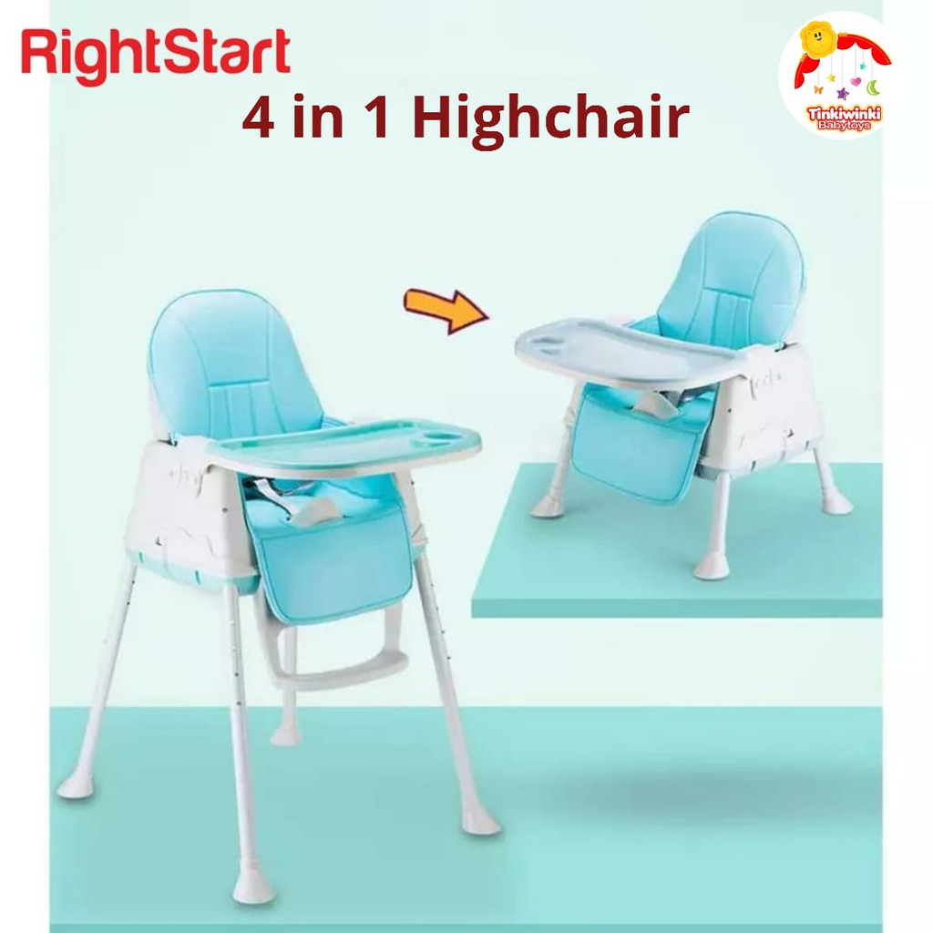 PROMO Price!!! New RIGHT START 4 IN 1 HIGHCHAIR KURSI MAKAN BAYI