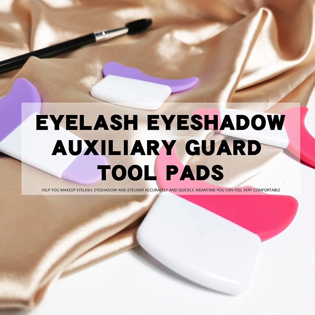 Alat Bantu Aplikator Maskara / Eyeshadow Reusable Bahan Silikon