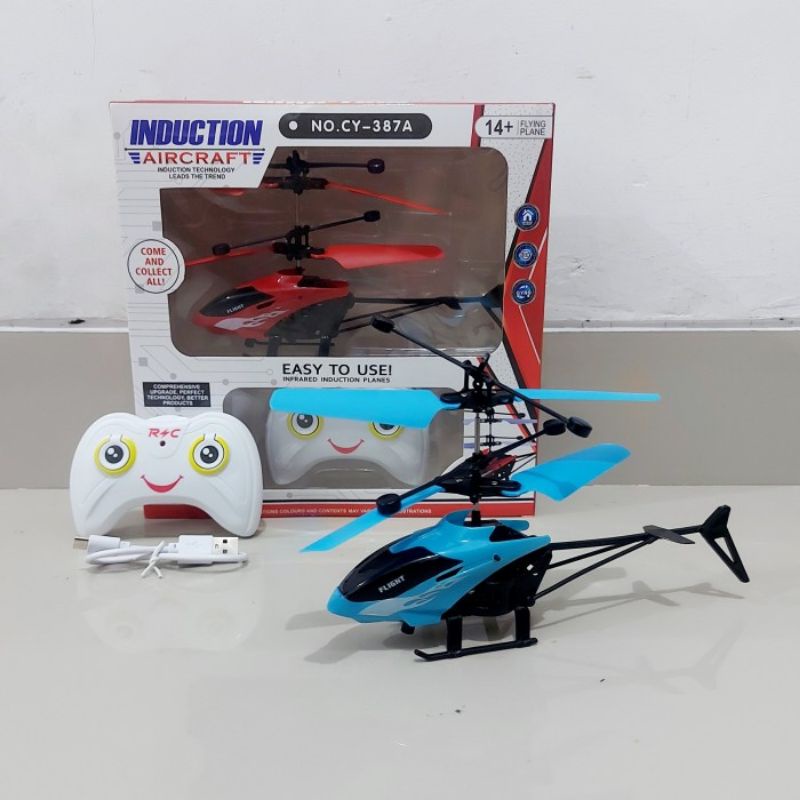 Khusus Dropship Rc Helikopter Remote Control - Mainan Helicopter Remot Kontrol Sensor