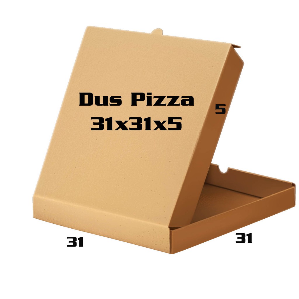 

(Min 5pcs) 31x31x5cm BOX KARDUS PACKING PIZZA / BAJU MURAH