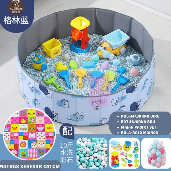 Sand Pool - Kolam Pasir Batu Cassia Seed Mainan Motorik Anak