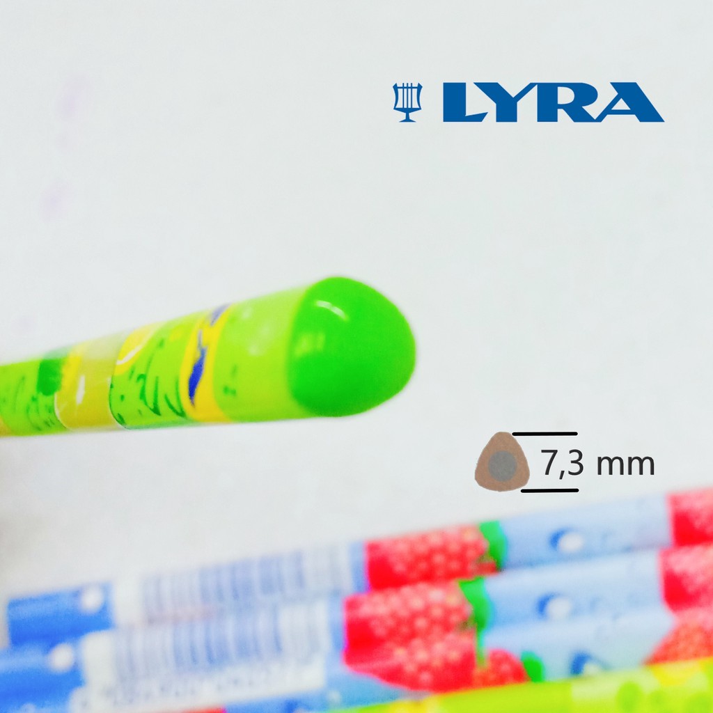 

Pensil Lyra Motif Bentuk Segitiga