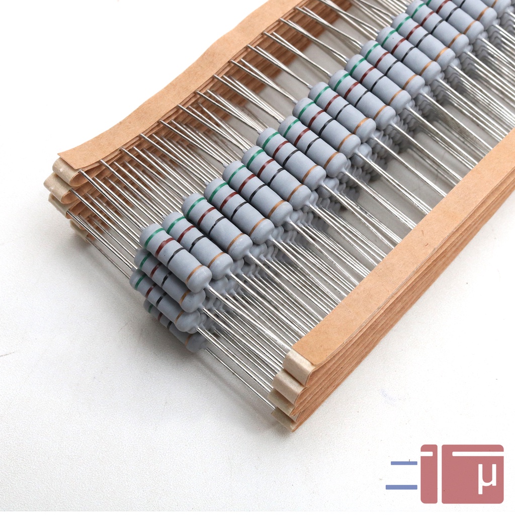 Resistor 51R 51 Ohm 2W Metal Oxide 5% Taiwan Kaki Tembaga