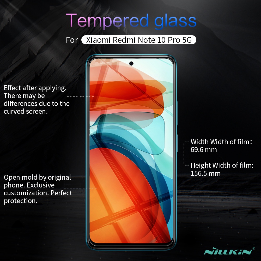 Tempered Glass XIAOMI Redmi Note 10 Pro 5G Nillkin Amazing H+ Pro