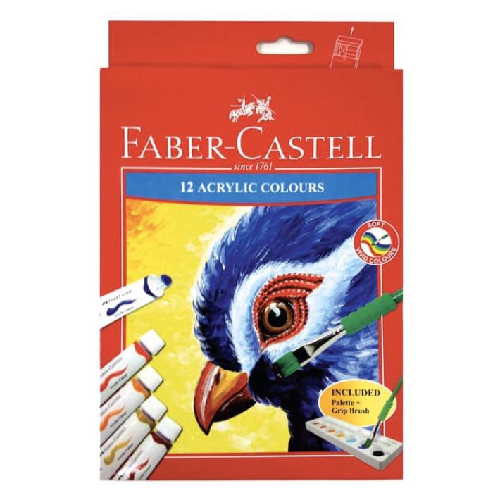 

Sale! Acrylic Colours Faber-Castell 12W Termurah