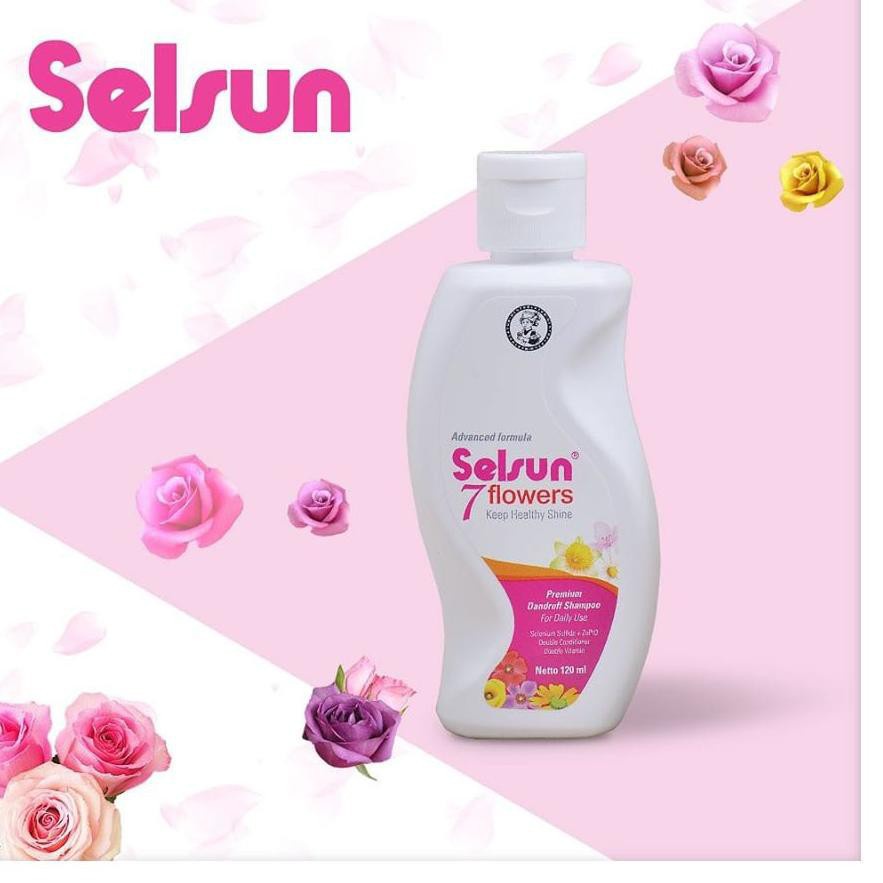 ❤️ Cloudy ❤️SELSUN 7 Flowers Shampoo Keep Healthy Shine 120ml