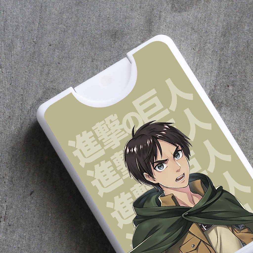 Hand Sanitizer Anime AOT HandSanitizer Spray Pocket Aroma Orange 18ml ( Series Attack On Titan )