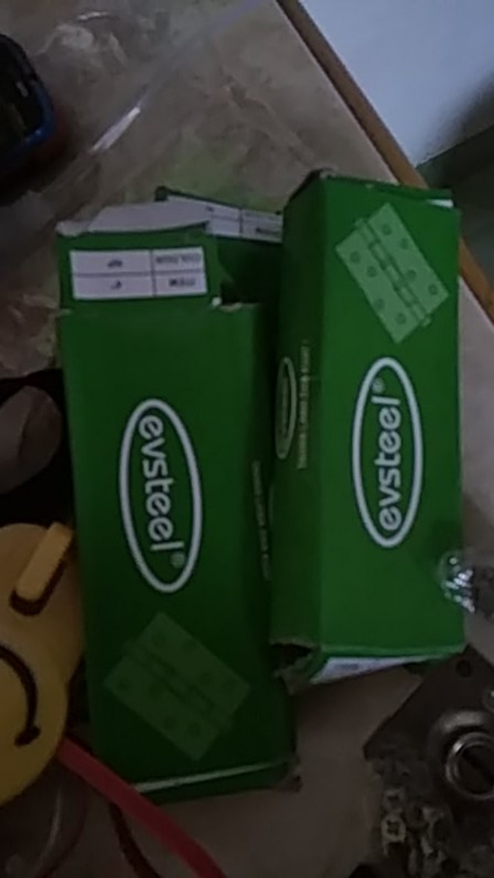 Engsel Pintu 4 Tipis Silver