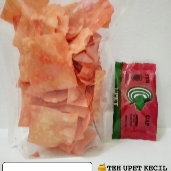 

PROMO Keripik kripik Pangsit BALADO GRATIS Teh Upet