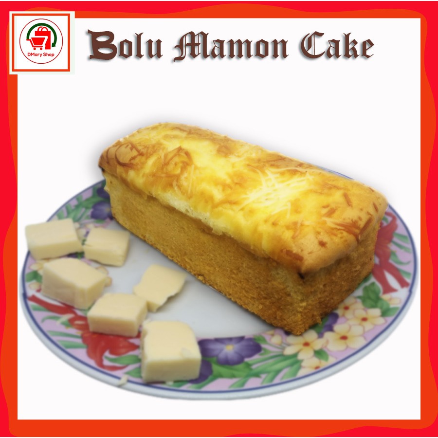 

Bolu Mamon Cake Lembut Bertabur Keju 350gram