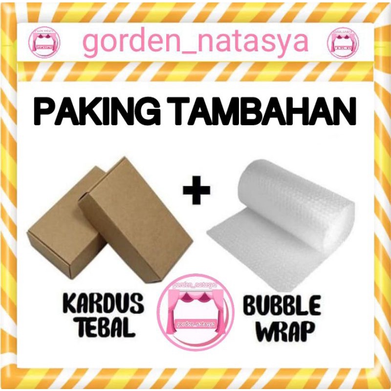 

PAKING TAMBAHAN BUBELWRAP