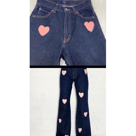 Painting Jeans Love