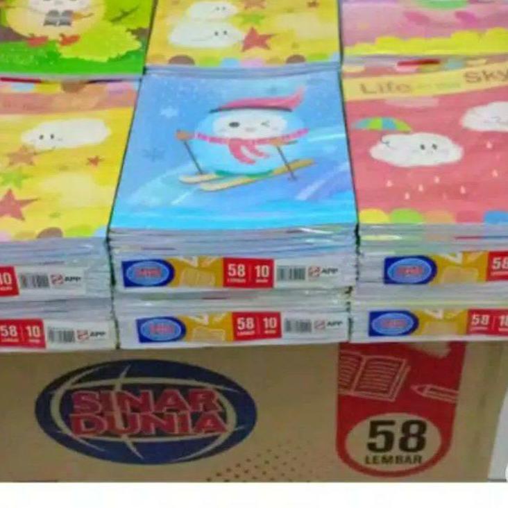 

Terlaris.. Buku sidu isi 58 lembar per pak.1 pak isi 10 buku.