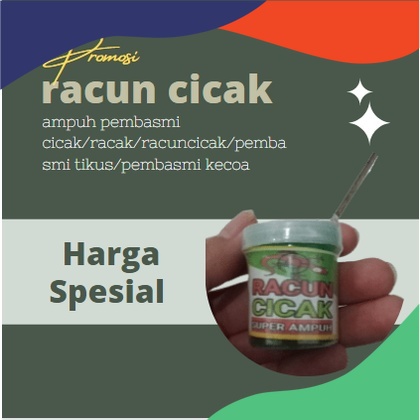 racun cicak ampuh pembasmi cicak/racak/racuncicak/pembasmi tikus/pembasmi kecoa/racun cicak dan toke