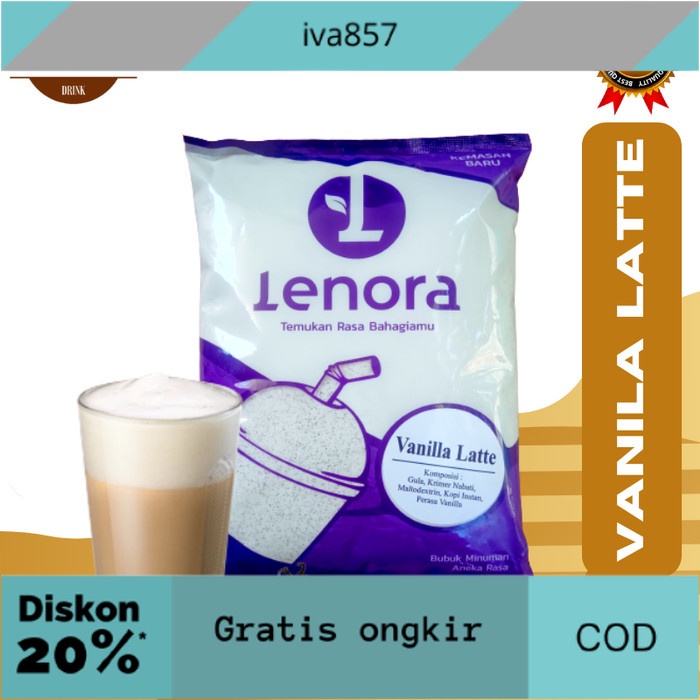 

PROMO Bubuk Minuman Rasa Vanilla Latte Serbuk Minuman Powder Drink 1 Kg GRATIS ONGKIR