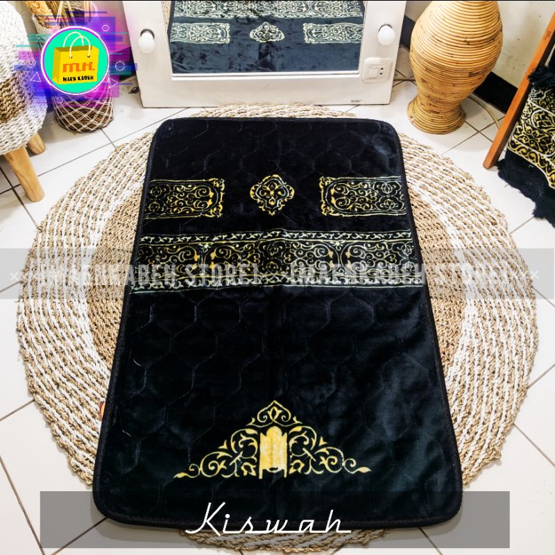 Terbaru COD Sajadah Bulu PREMIUM Turki Jumbo Sajadah Kecil R8X8 Sajadah turki bludru hitam premium,m
