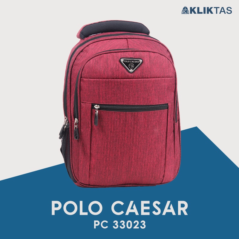 [KLIKTAS] Tas Ransel Unisex - Ransel Polo Caesar 33023-Ransel Backpack Sekolah