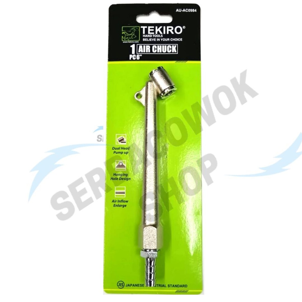 Tekiro Airchuck Kepala Isi Angin 6 Inch Air Chuck Ban Tire Chuck Sepeda Motor Mobil Termurah