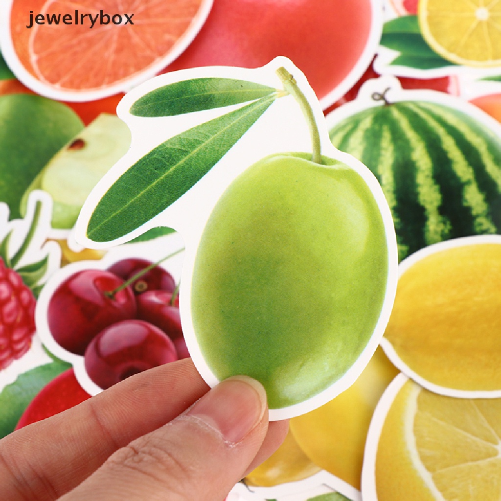 50 PCS Stiker Motif Buah Untuk Dapur