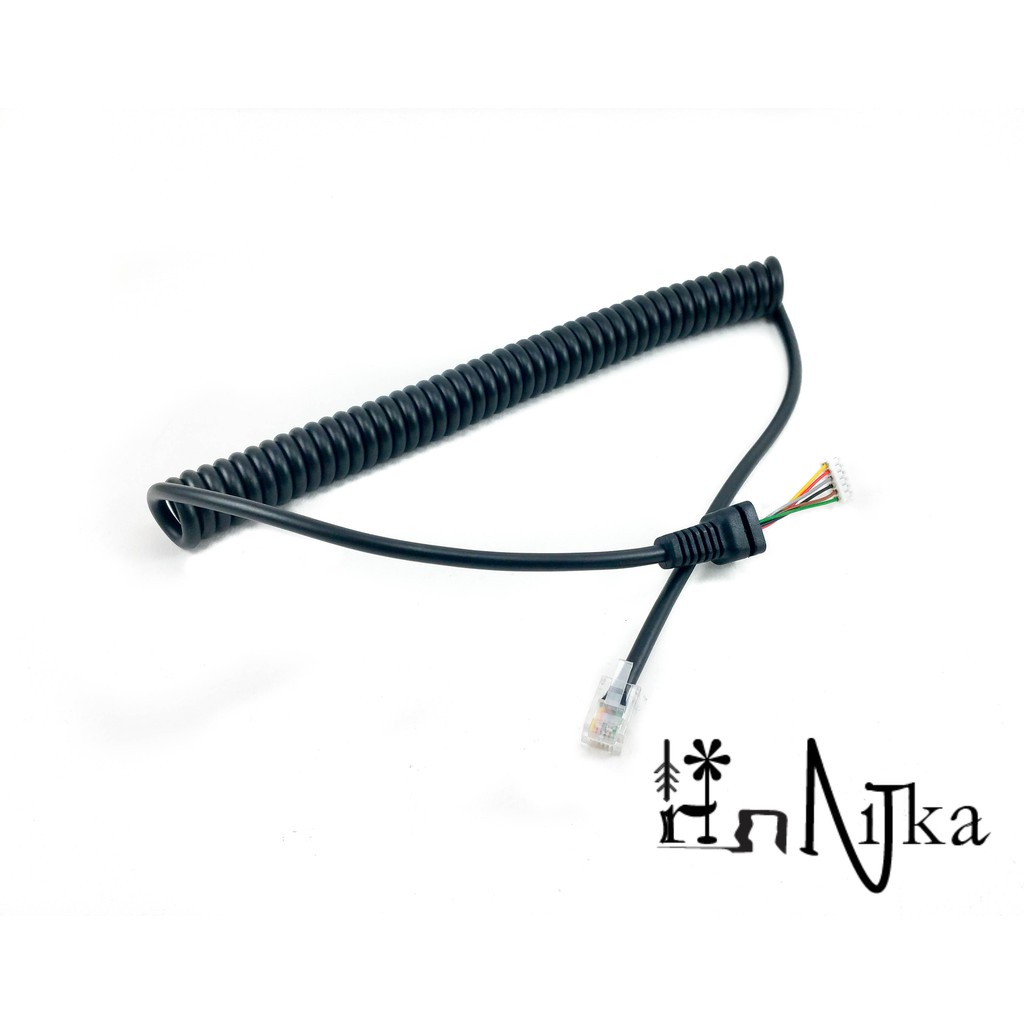 Kabel Mic Rig Yaesu Kabel Mic MH-48A6J FT-2900 FT-2800 FT-7800R FT-8800R FT-8900R FT-7900R