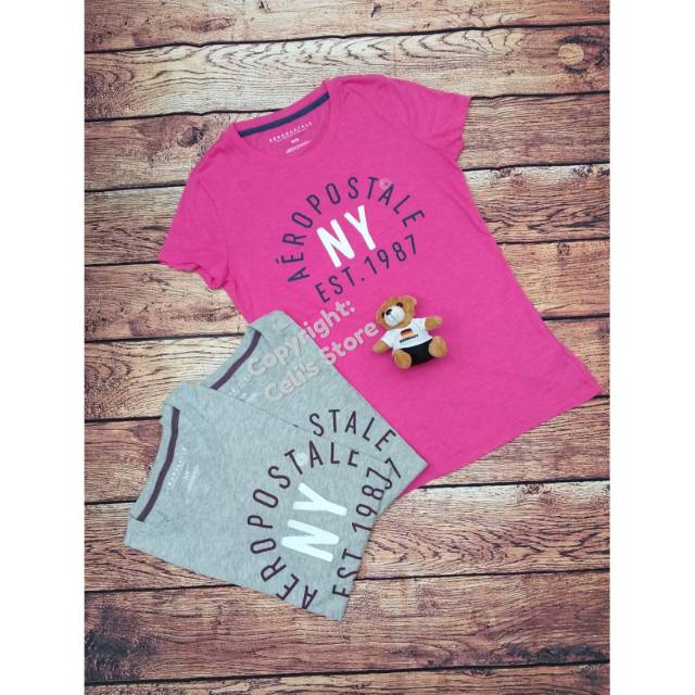 Aeropostale Tee / Kaos Wanita Aeropostale Original / Kaos Wanita Branded Stocklot Murah