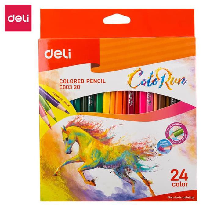 

Sale!! Deli - Ec00320 / Pensil Warna Anak Isi 24 Pcs / Peralatan Sekolah Terbaru
