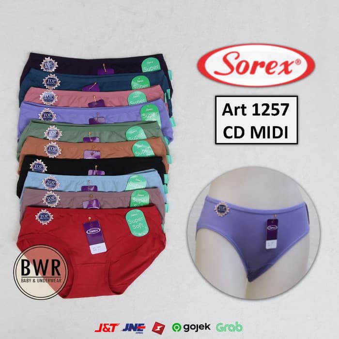 CD Sorex 1257 Wanita Celana Dalam Super Soft Wanita ORI TERMURAH