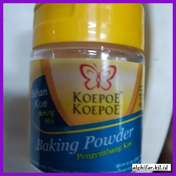 

Redwop-Gnikab- Baking Powder Merk 'Koepoe Koepoe' -Hallall.