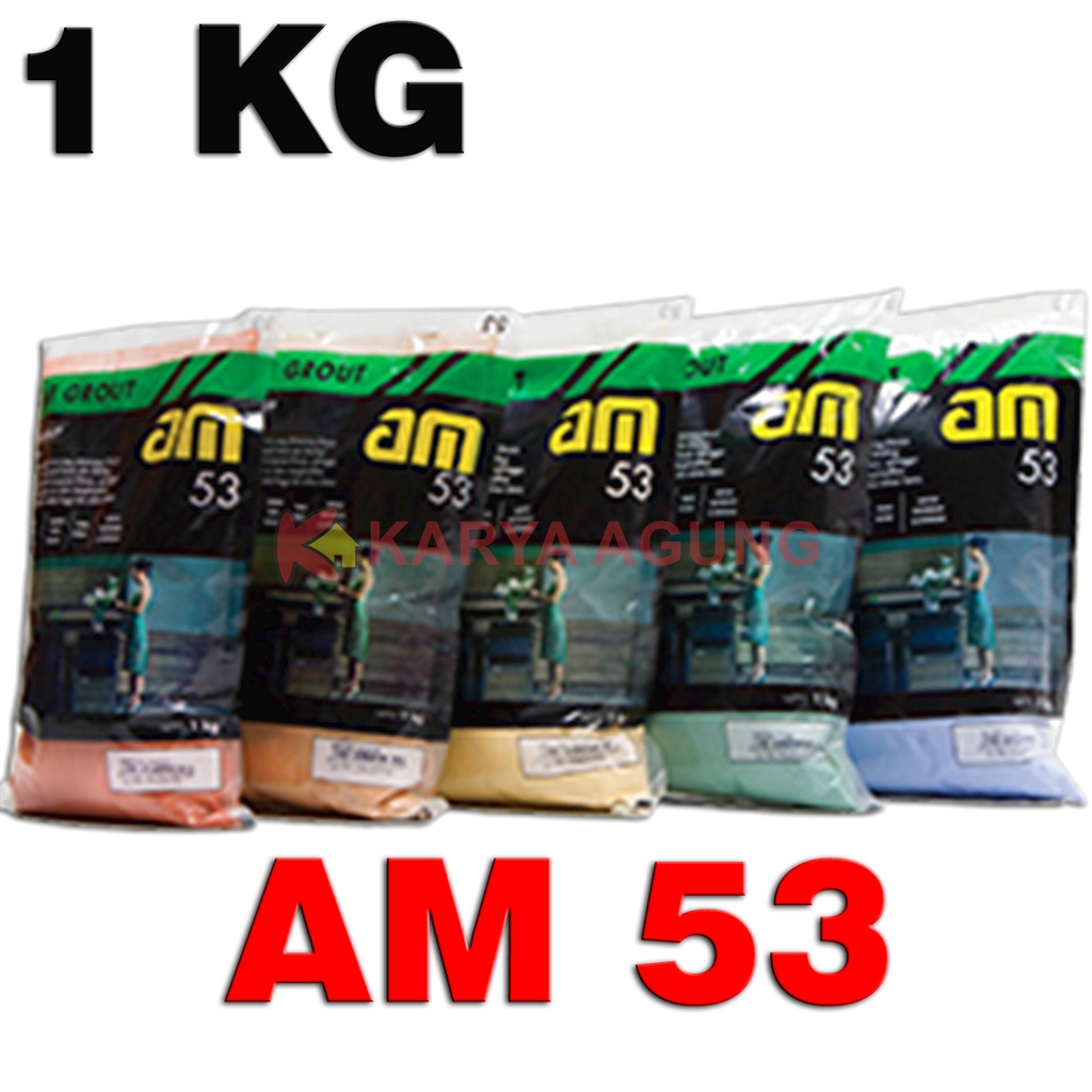AM 53 Semen Pengisi Nat Granit Keramik Ubin Tegel Tile Grout 1 KG