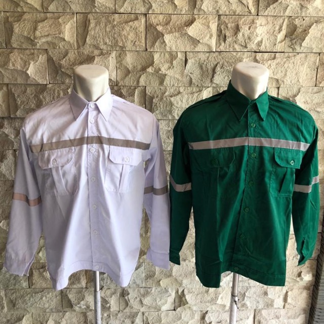 Seragam Safety-seragam kerja proyek-bisa tambah bordir- seragam safety lengan panjang-seragam proyek