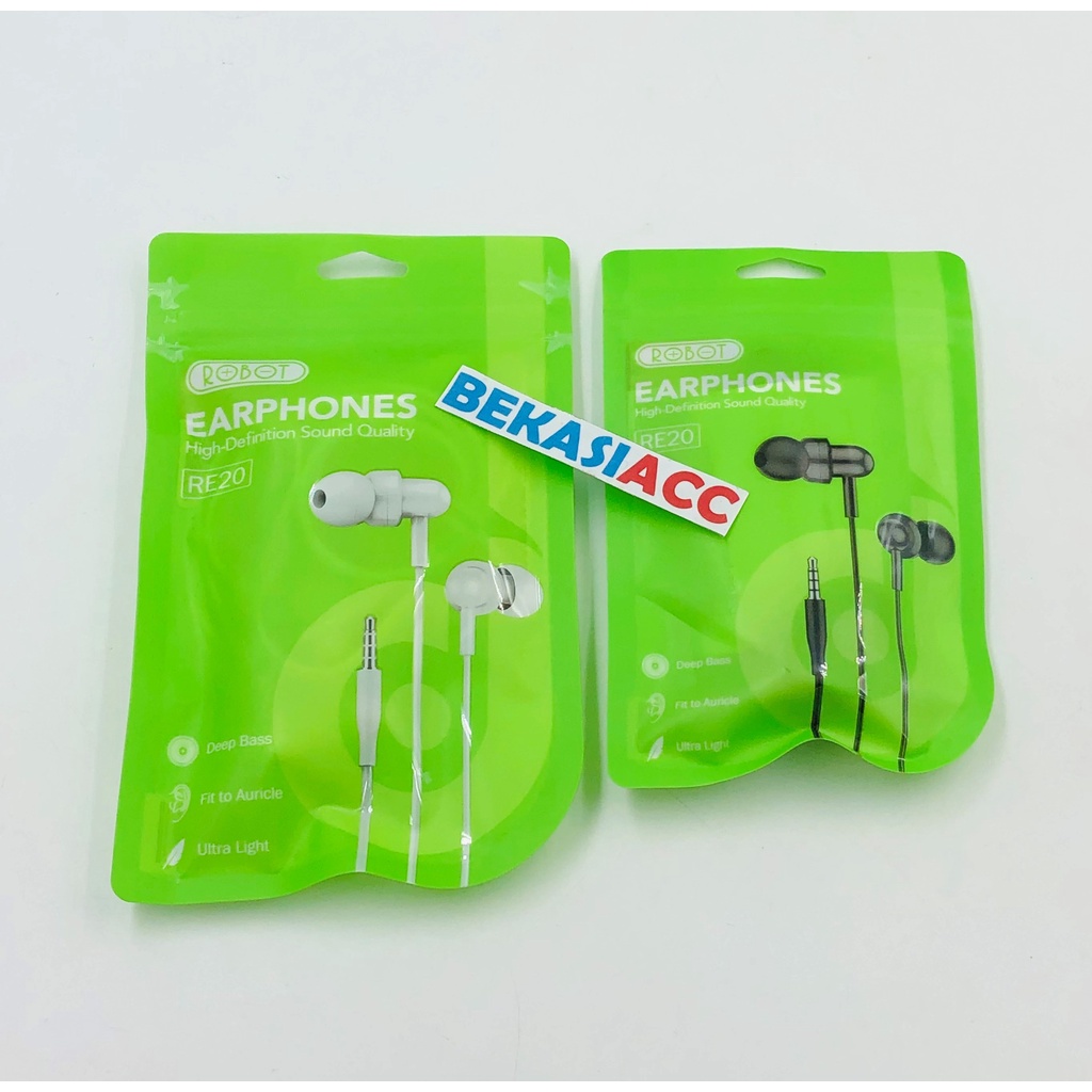 HEADSET ROBOT RE20 / HANDFREE ROBOT RE20 / EARPHONE RE20 ROBOT