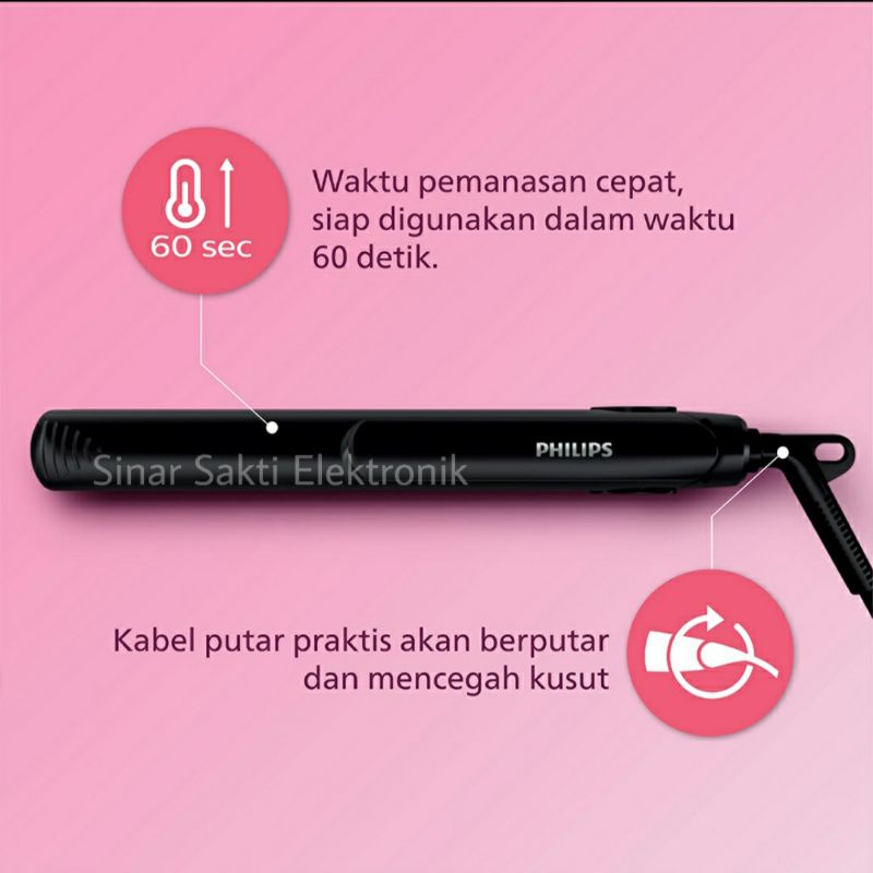 Catok Rambut Philips Hair Straightener Catokan Keramik Pelurus HP8401